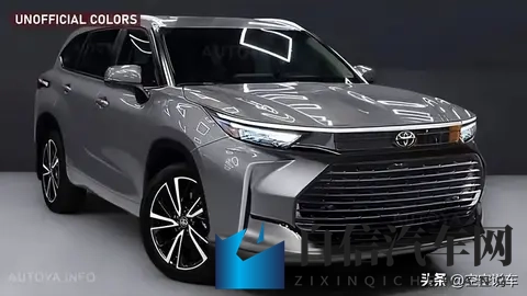 全新丰田汉兰达曝光，造型更犀利，内饰微调，增24T混合动力系统-1