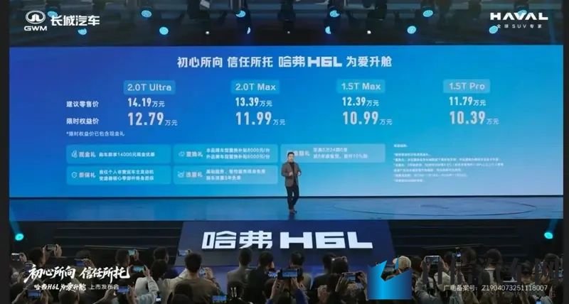 国民家用中型SUV哈弗H6L上市！限时1039万起-1