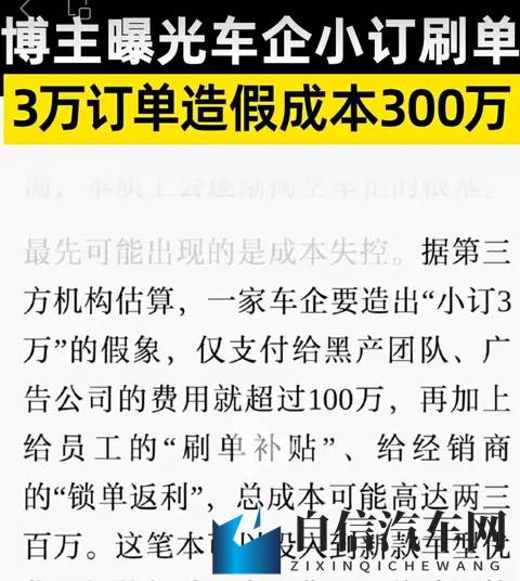 当国家出手整治“虚假营销”，那些注水的汽车订单终将无处可逃！-3