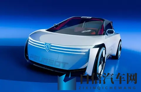 标致Polygon概念车：预示下一代208，方形方向盘+挡风玻璃当屏幕-3