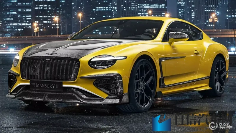 亮黄碳纤维堆满身!迈莎锐改装宾利欧陆GT行走香蕉-1