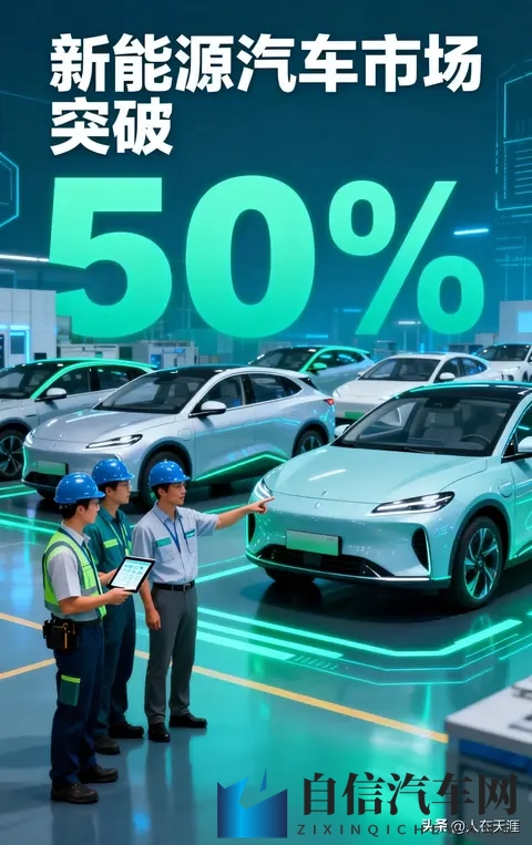 新能源汽车迎里程碑：10月市场占有率首次突破50%-1