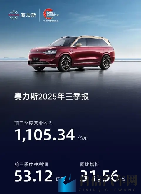 赛力斯发布第三季度财报，营收增长，利润微降-1