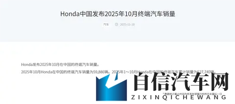 神车飞度月销量只剩十几台！本田10月销量下降206%-2