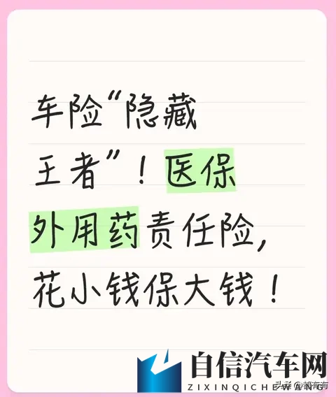 车险“隐藏王者”！医保外用药责任险，花小钱保大钱！-1