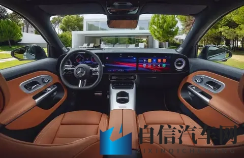 新一代奔驰GLB内饰官图发布 可选装“星空顶” 12月8日亮相-2