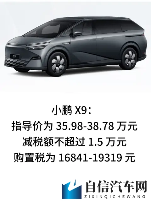 一文看全2026年小鹏全系车型预计购置税-3