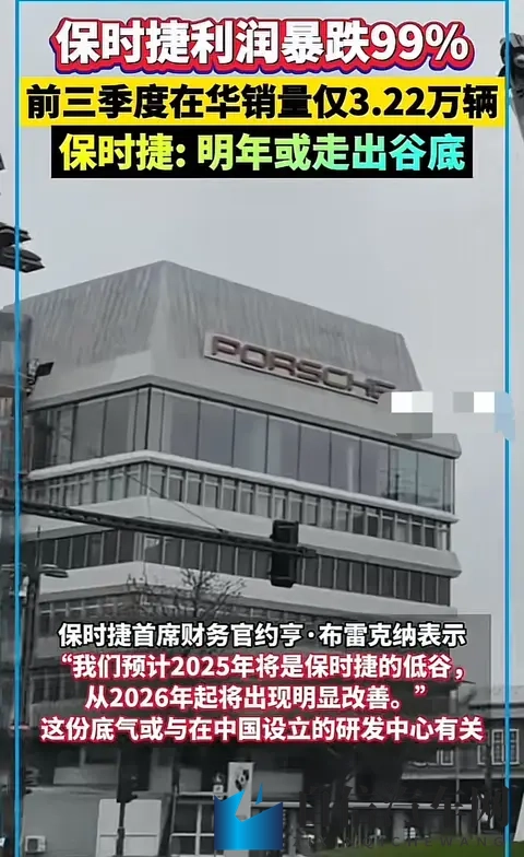 保时捷利润暴跌99%，在华销量狂跌！豪华车不香了？-1