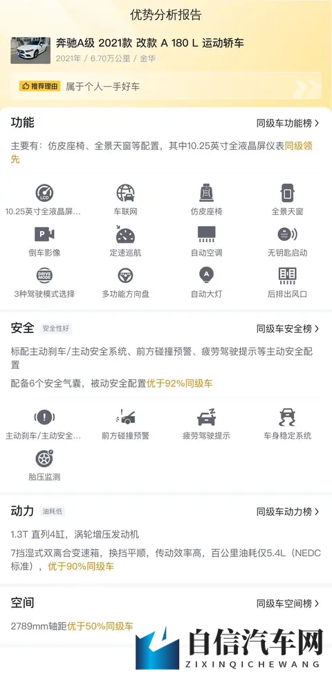 三年一手奔驰A级，6万公里，都市白领代步优选！-3