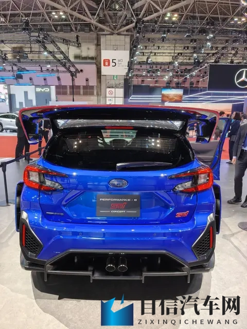 实拍斯巴鲁PERFORMANCE-B STI概念车：传奇可以复活，量产成本不低-3