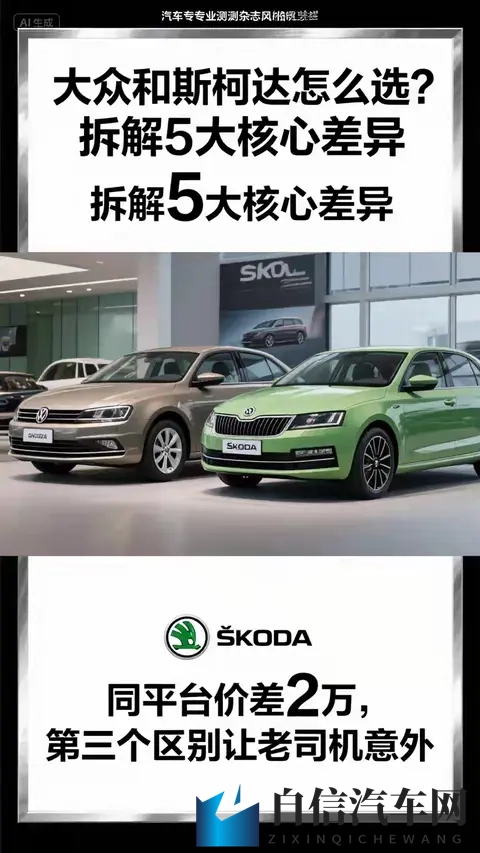 大众VS斯柯达怎么选？5大核心差异拆解，老司机看完不纠结-2