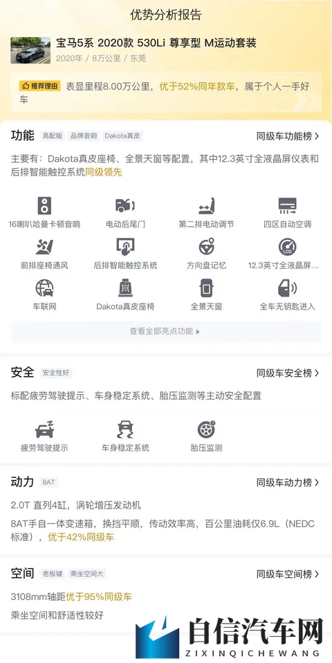 一手20款宝马530Li，8万公里，落地近50万，现在抄底价？-2