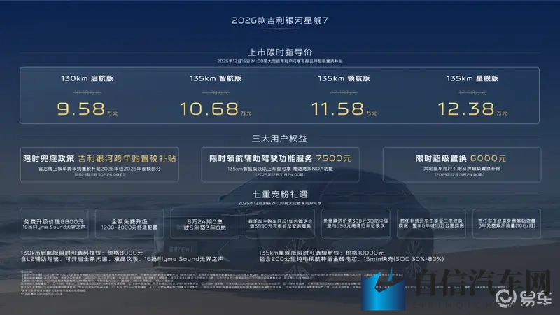 2026款吉利银河星舰7 EM-i上市，限时958万起-1