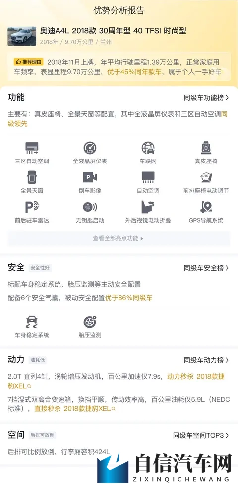 一手奥迪A4L，9万公里，家用代步好选择？-3