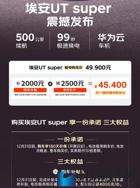 埃安UTsuper 454 万起,99 秒换电香不香?-2