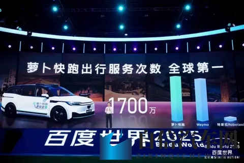 百度Apollo Go自动驾驶服务实现规模化运营 周订单量突破25万-1