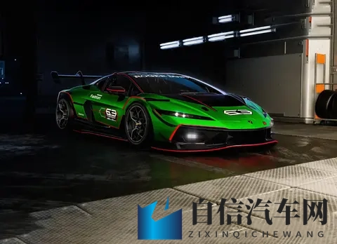 兰博基尼又有新车官图发布，配大尺寸固定式尾翼，40T八缸动力-2