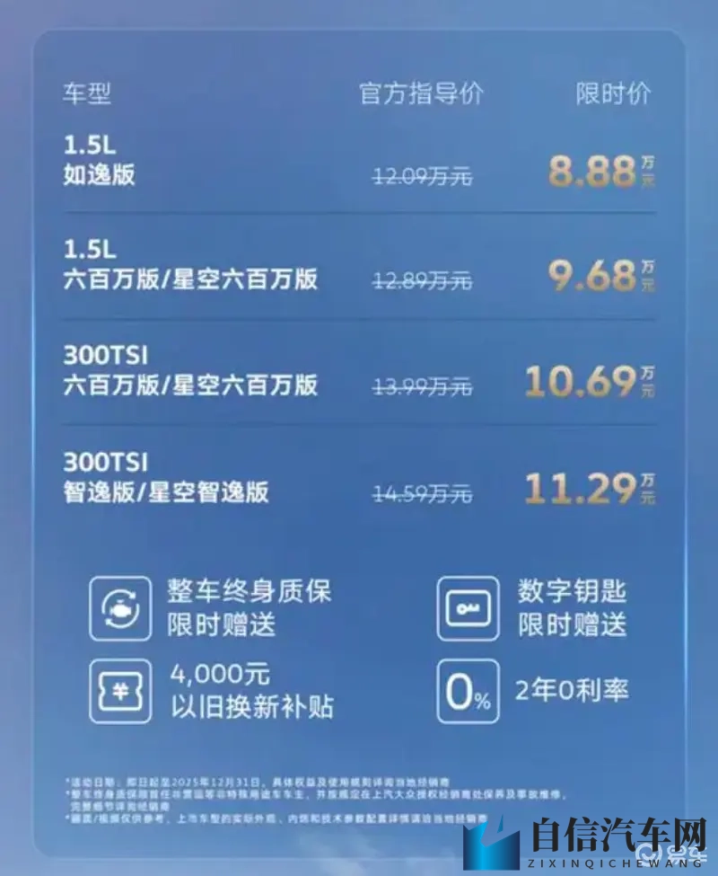 新朗逸上市，小版帕萨特风格，配炫酷隐藏门把手-1